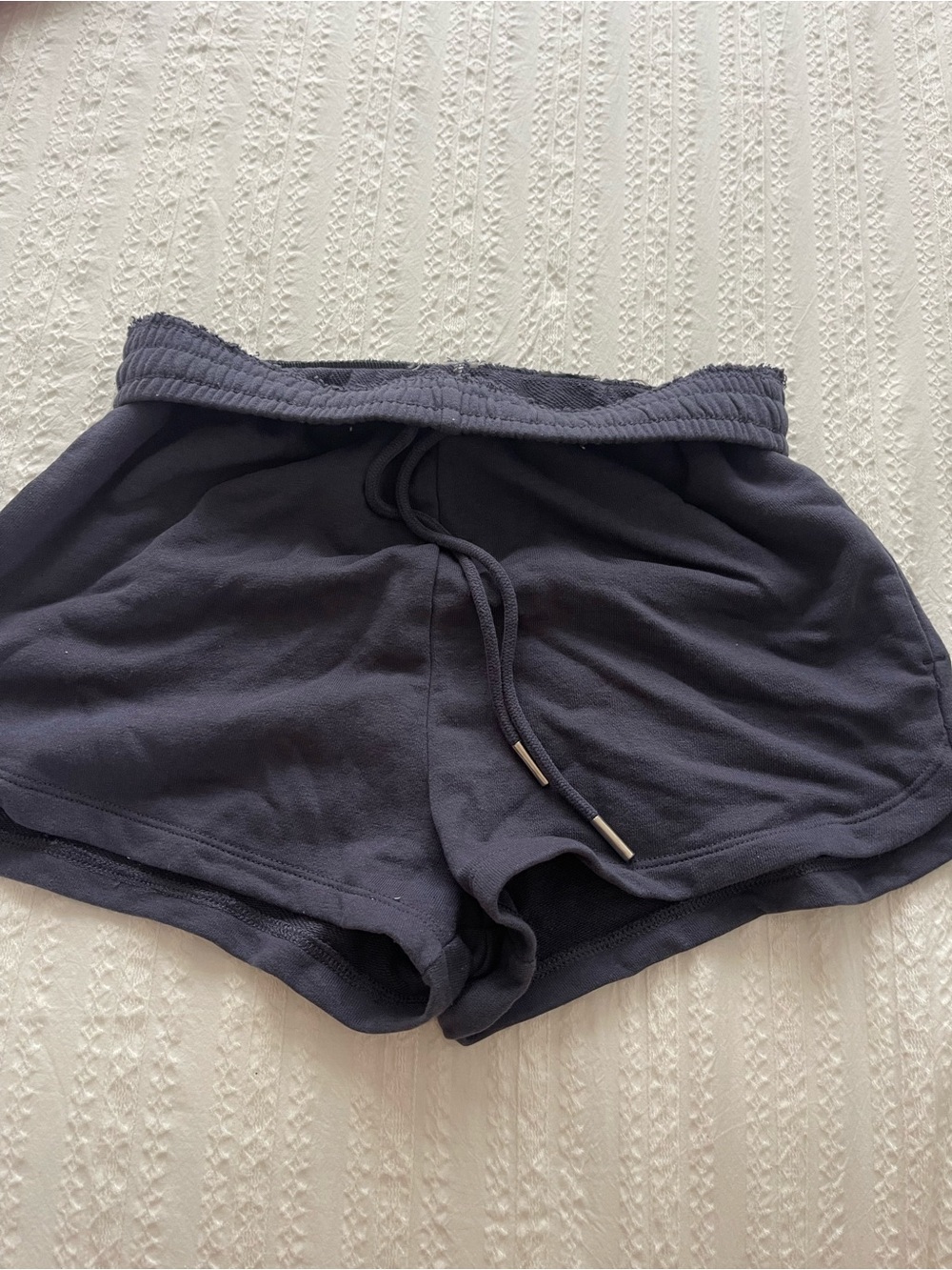 H&M Navy Drawstring Athletic Shorts